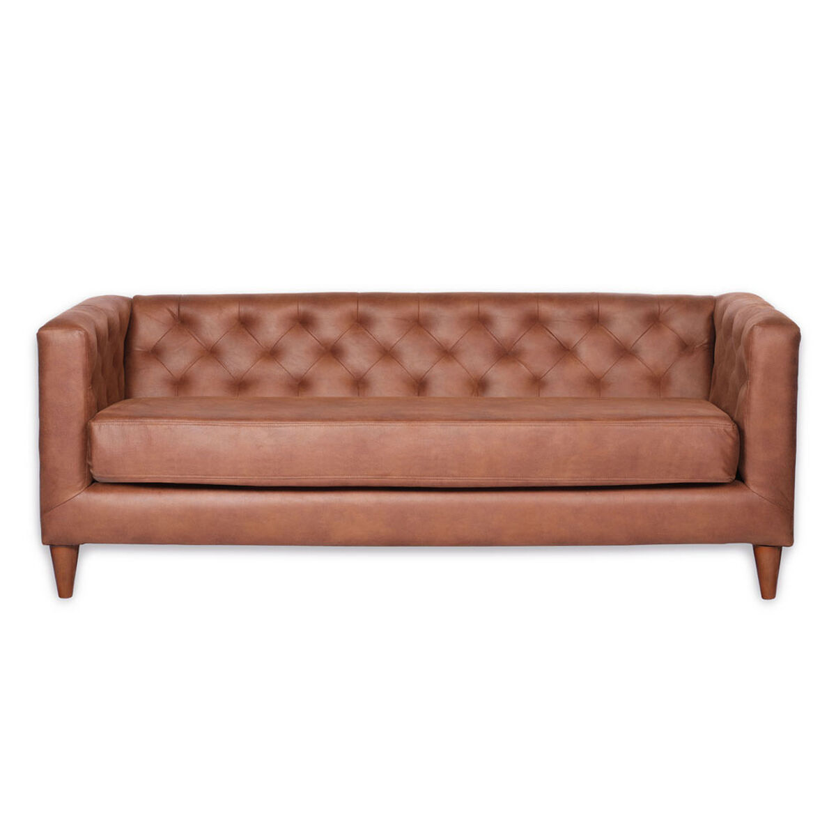 Sofá Latam Home Brescia 3 Cuerpos Tabaco