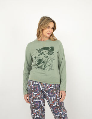 Imagen 1 del producto Polera de Pijama Mujer Portman Club Oliva