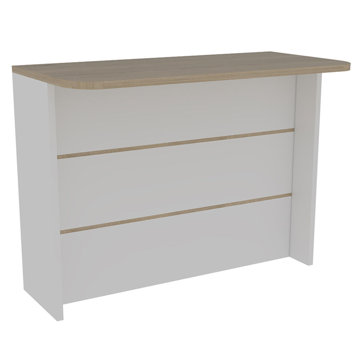 Muebles Alacena + Microondas + Barra Auxiliar TuHome Kitchen