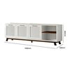 Rack TV Yardas Genesis Hasta 75" Blanco