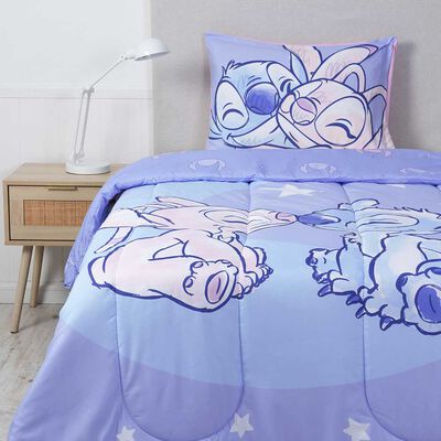 Plumón Disney 1,5 Plazas Stitch Luna