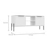 Rack TuHome White Collection Hasta 52"
