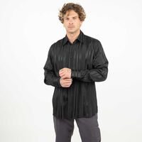 Camisa Manga Larga Hombre Zibel Negro
