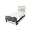 Cama Europea CIC 1,5 Plazas Smart + Respaldo Torino Alpino