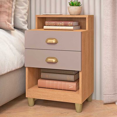 Velador Vekkahome Iconic 2 Cajon Caf&eacute;