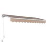 Toldo Terraza Retractil con Brazo Vincenzi 400 x 250 cm Beige