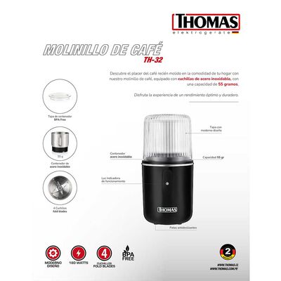 Imagen 2 del producto Molinillo Eléctrico Thomas TH-32