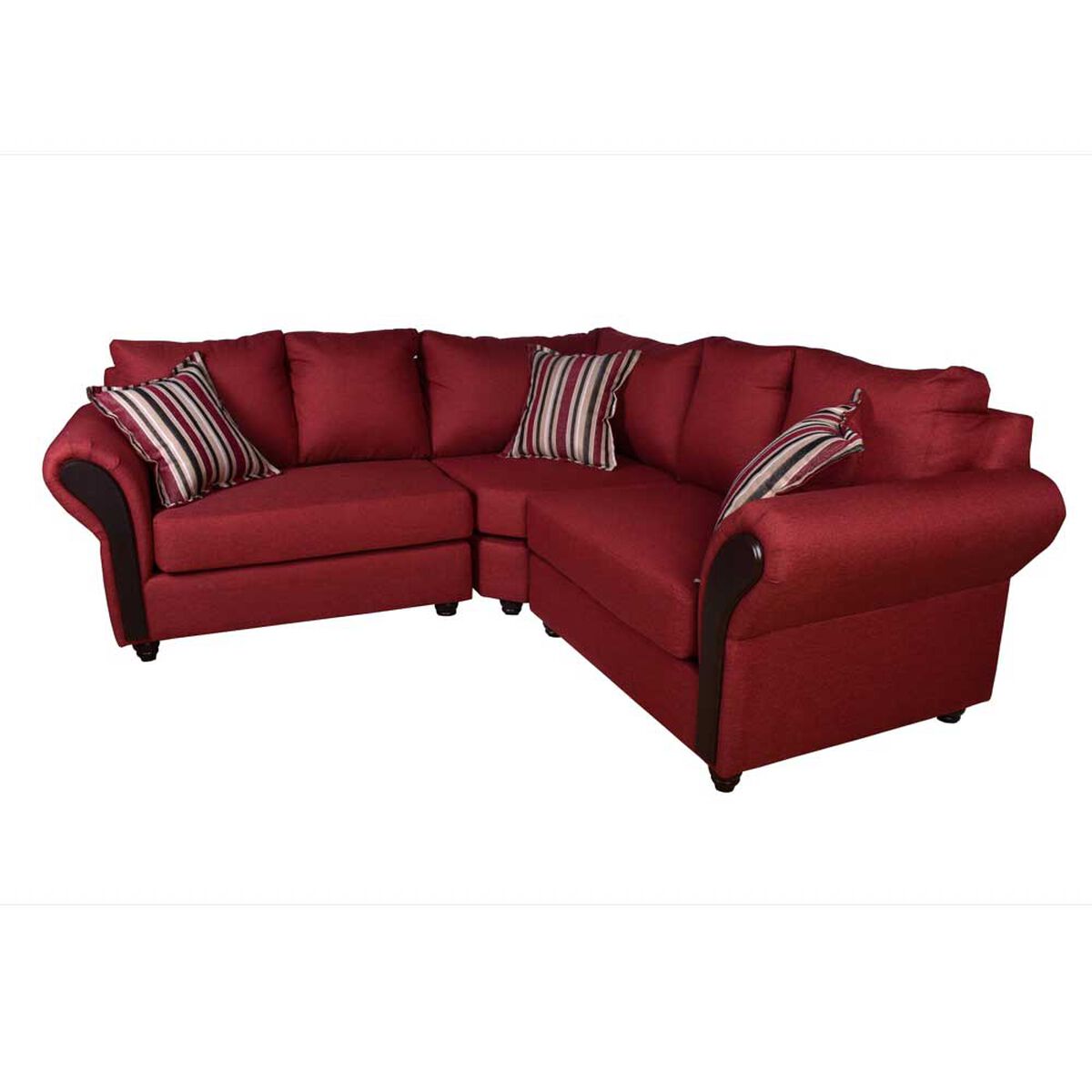 Sofá Seccional Jerk Home Alaska 5 Cuerpos Terracota