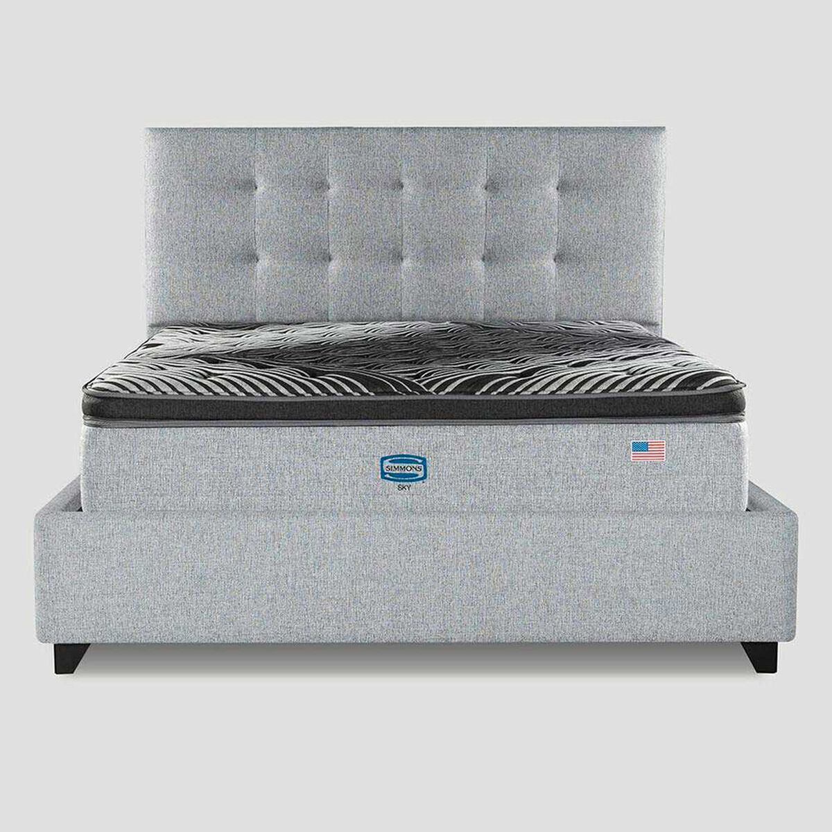 Cama Europea Simmons 2 Plazas Sky
