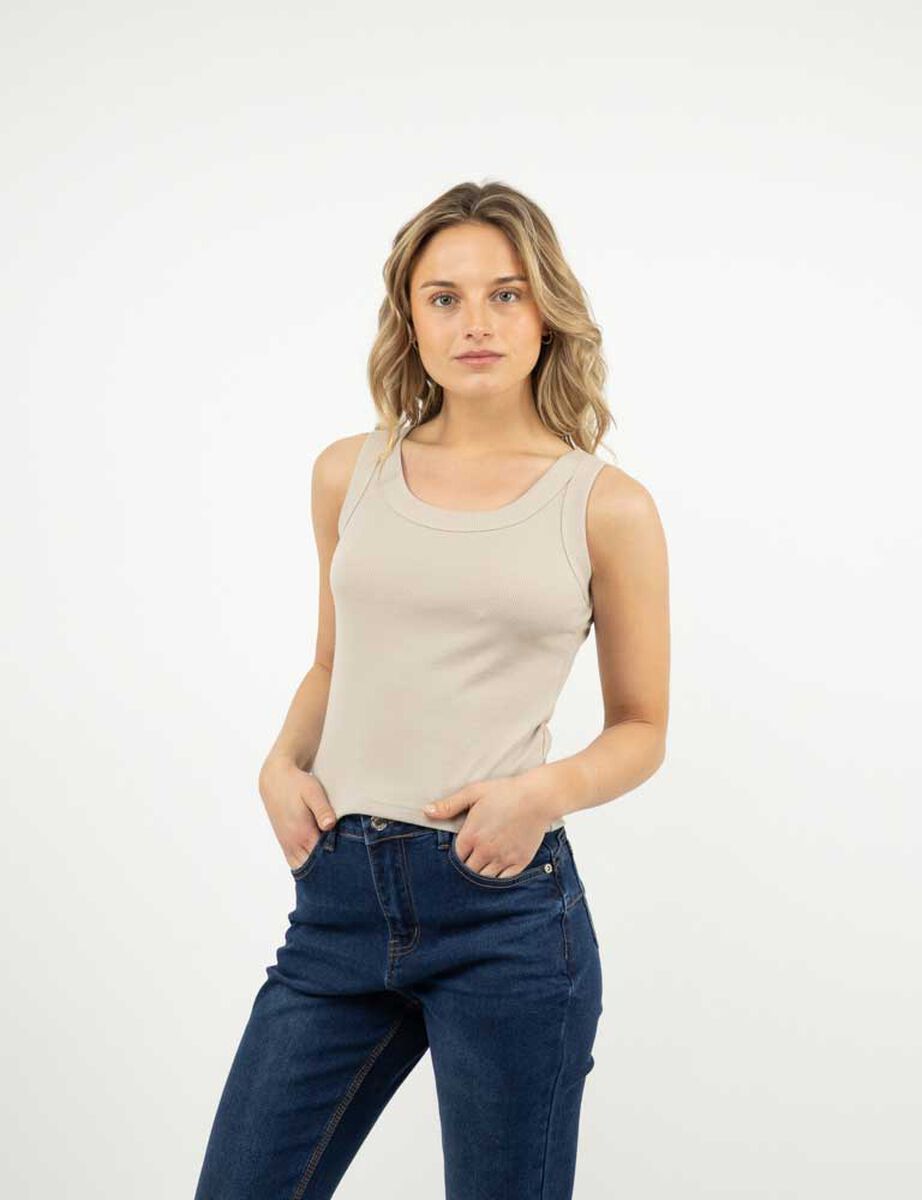 Polera Sin Mangas Mujer Icono