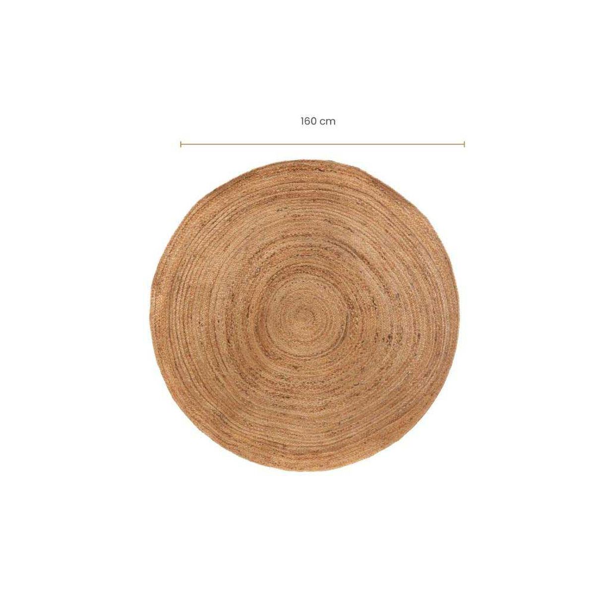 Alfombra Atmosphera Yute Redonda 160cm