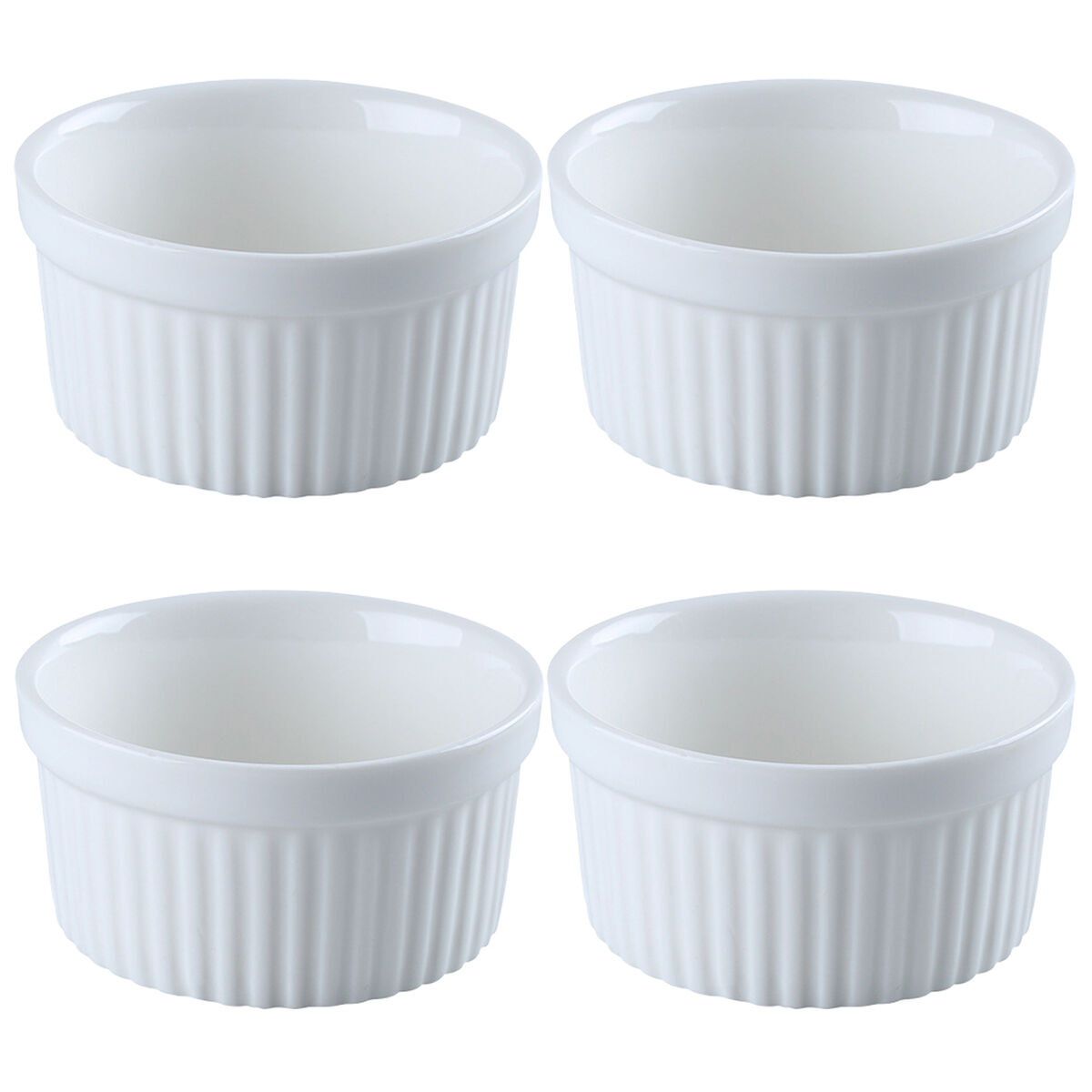 Set 4 Posillos Casanova D555 Blanco