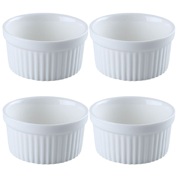 Set 4 Posillos Casanova D555 Blanco