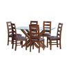 Juego de Comedor Latam Home Merida 6 Sillas Gris Oscuro