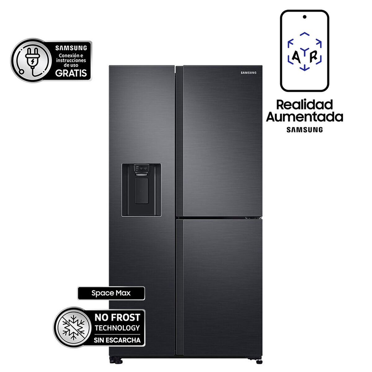 Refrigerador Side By Side Samsung RS65R5691B4 602 lts.