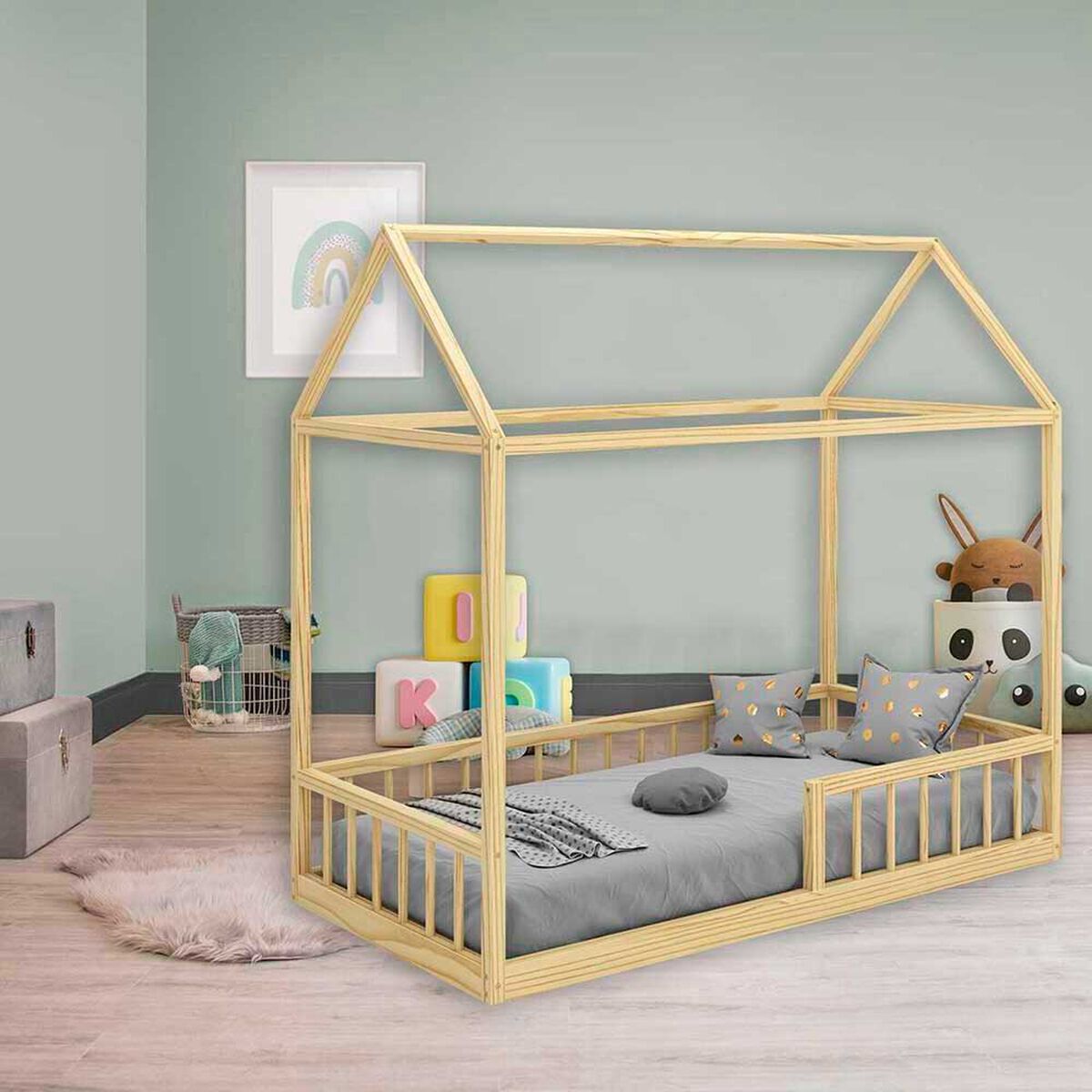 Cama Funcional Casanova Kids 1 Plaza Palito
