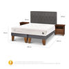 Cama Europea CIC Base Dividida King Cocopedic