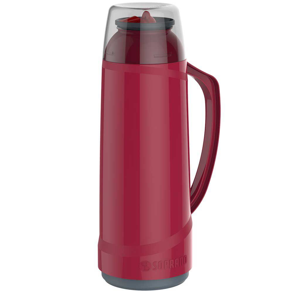 Termo Soprano con Boquilla Rojo 1 L
