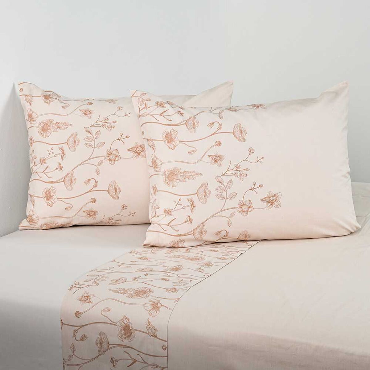 Juego de S&aacute;banas Cannon King Elisse 200 Hilos Beige