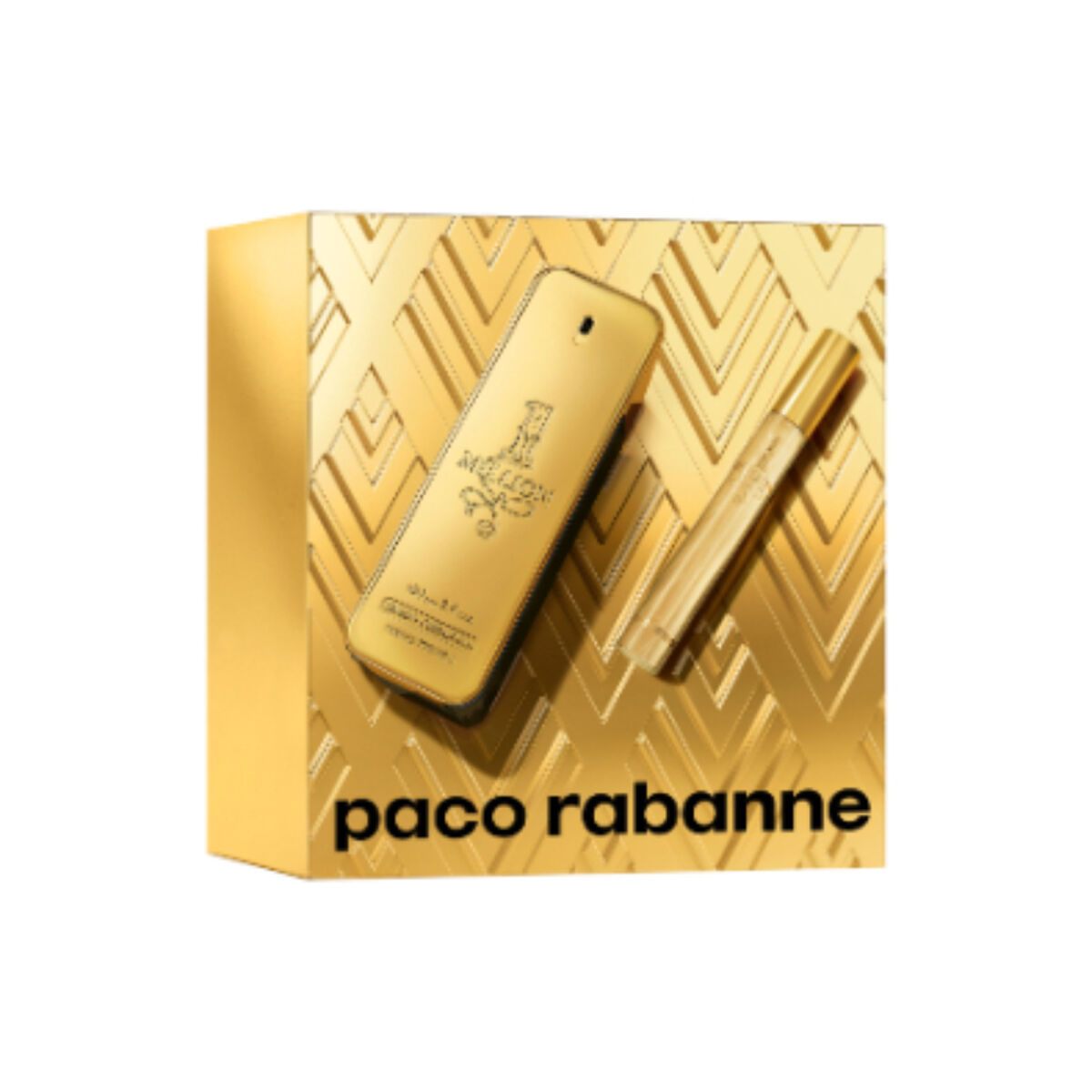Set Perfume Hombre 1 Million EDT 100 ML + Megaspritzer 10 ML Paco Rabanne