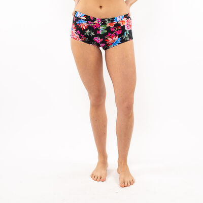 Traje de Baño Bottom Mujer Icono Aop Flower, Fucsia, Negro