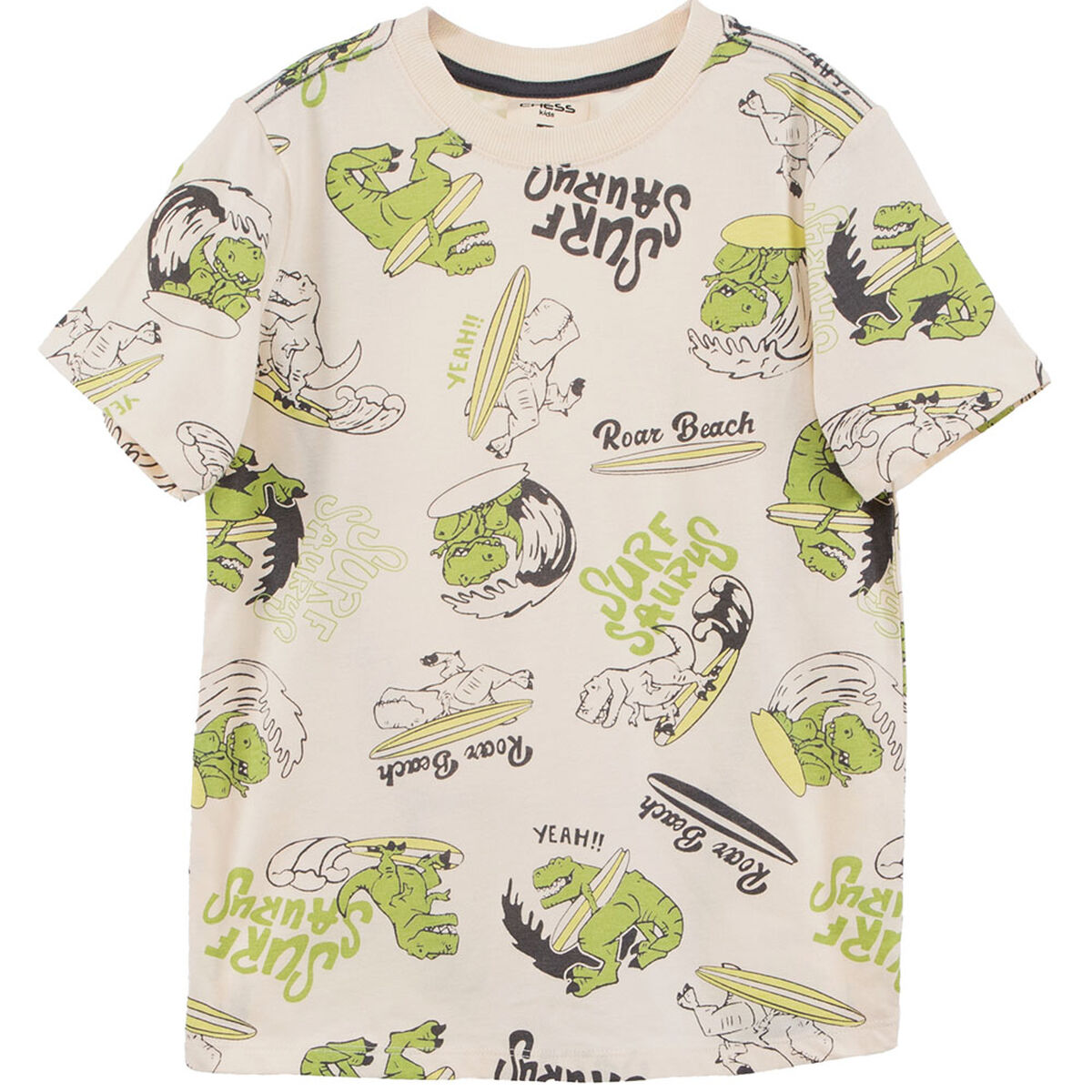 Polera Estampada Manga Corta Niño Chess