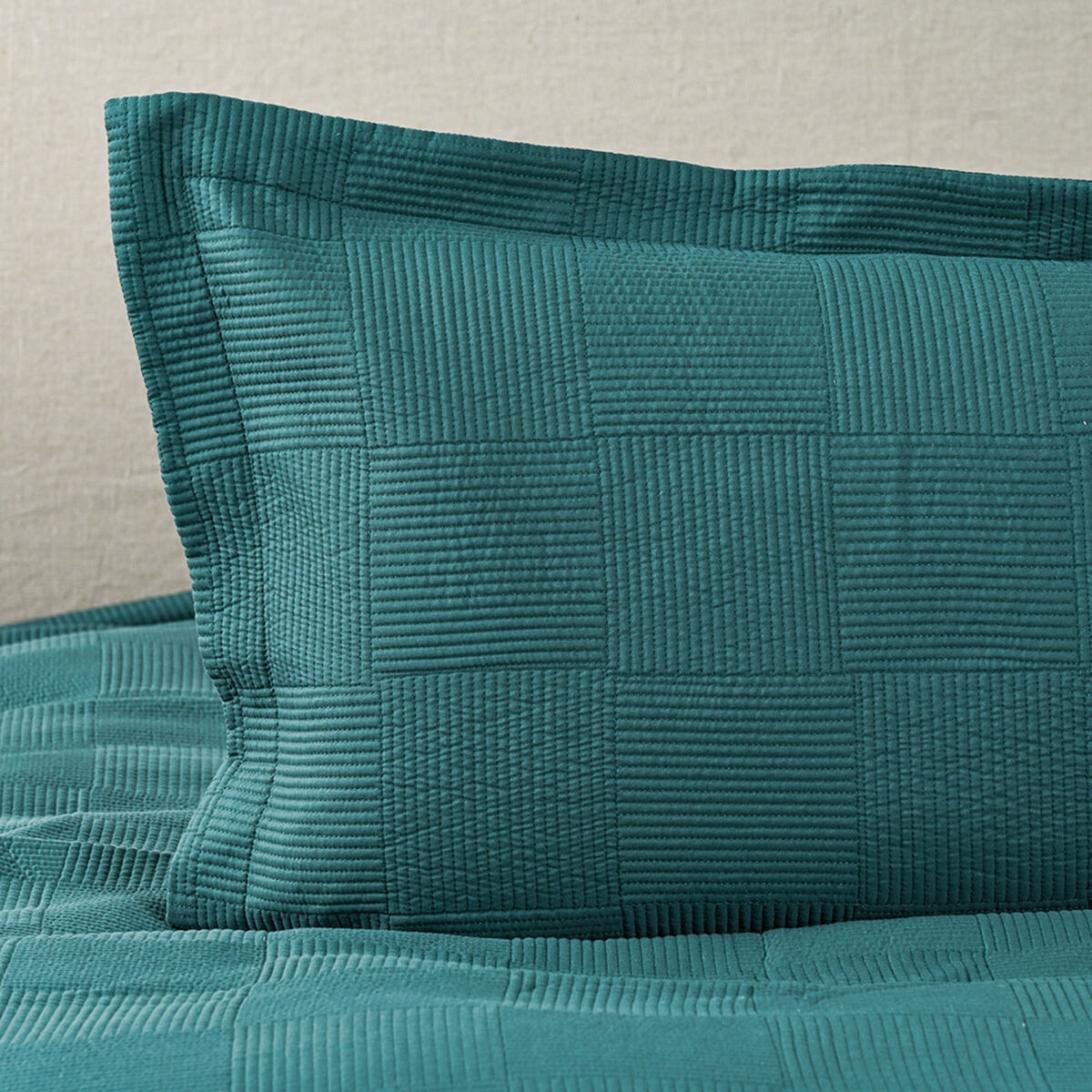 Quilt Elements & Co Chini Moss 1,5 Plazas Verde