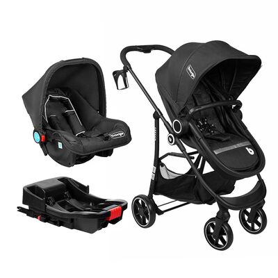 Coche Travel System Isofix Oregon Negro Bebeglo