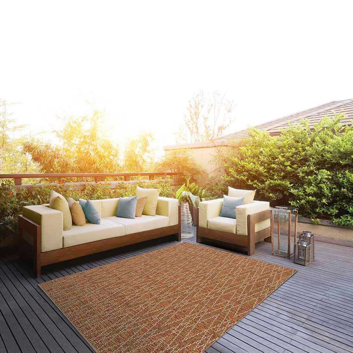 Alfombra Idetex Sisal Creta 240 x 330 cm Caf&eacute;