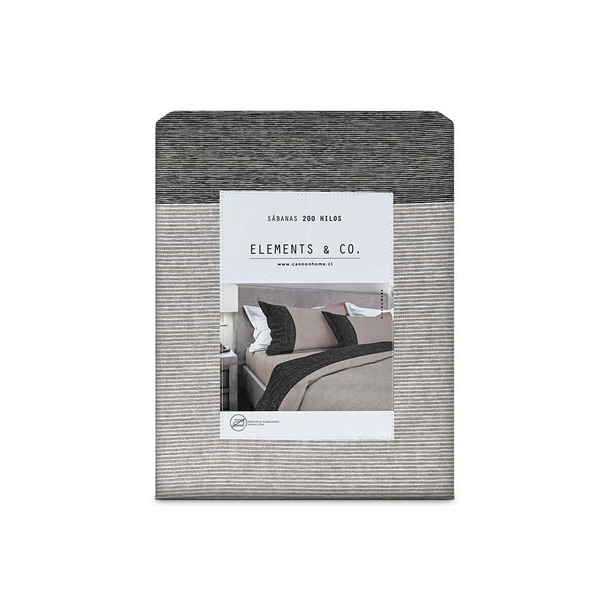 Juego de S&aacute;banas Elements & Co S&uacute;per King 200 Hilos Mark