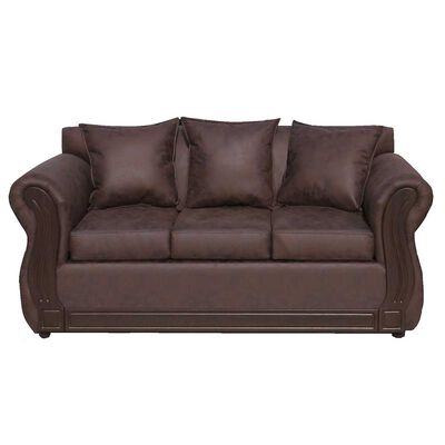 Imagen 2 del producto Juego de Living Almore Atenea PU Sofá 3 Cuerpos + Dos Sillones 1 Cuerpo Caramelo