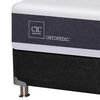 Box Spring CIC 2 Plazas Ortopedic + Respaldo + 2 Veladores