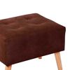 Pouf Latam Home Niza Cuero Kentucky Caf&eacute; Moro