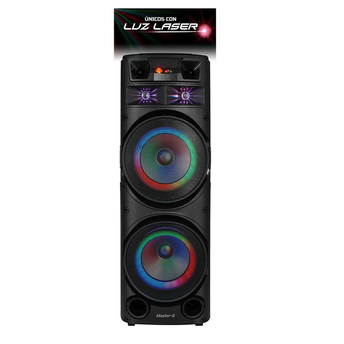 Minicomponente Láser Master-G MG Ultra Quasar Karaoke Negro