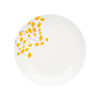 Set Platos Hondo Doral Flor 4 Piezas Amarillo