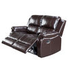 Sofá Reclinable Eco Cuero 2 Cuerpos