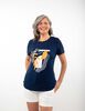 Polera Con Estampado Manga Corta Mujer Portman Club