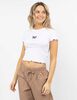 Polera Crop Con Estampado Mujer Icono