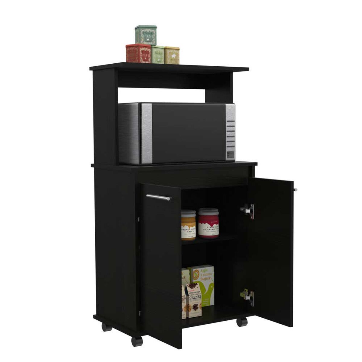 Mueble para Microondas TuHome Manchester Wengue 2 Puertas
