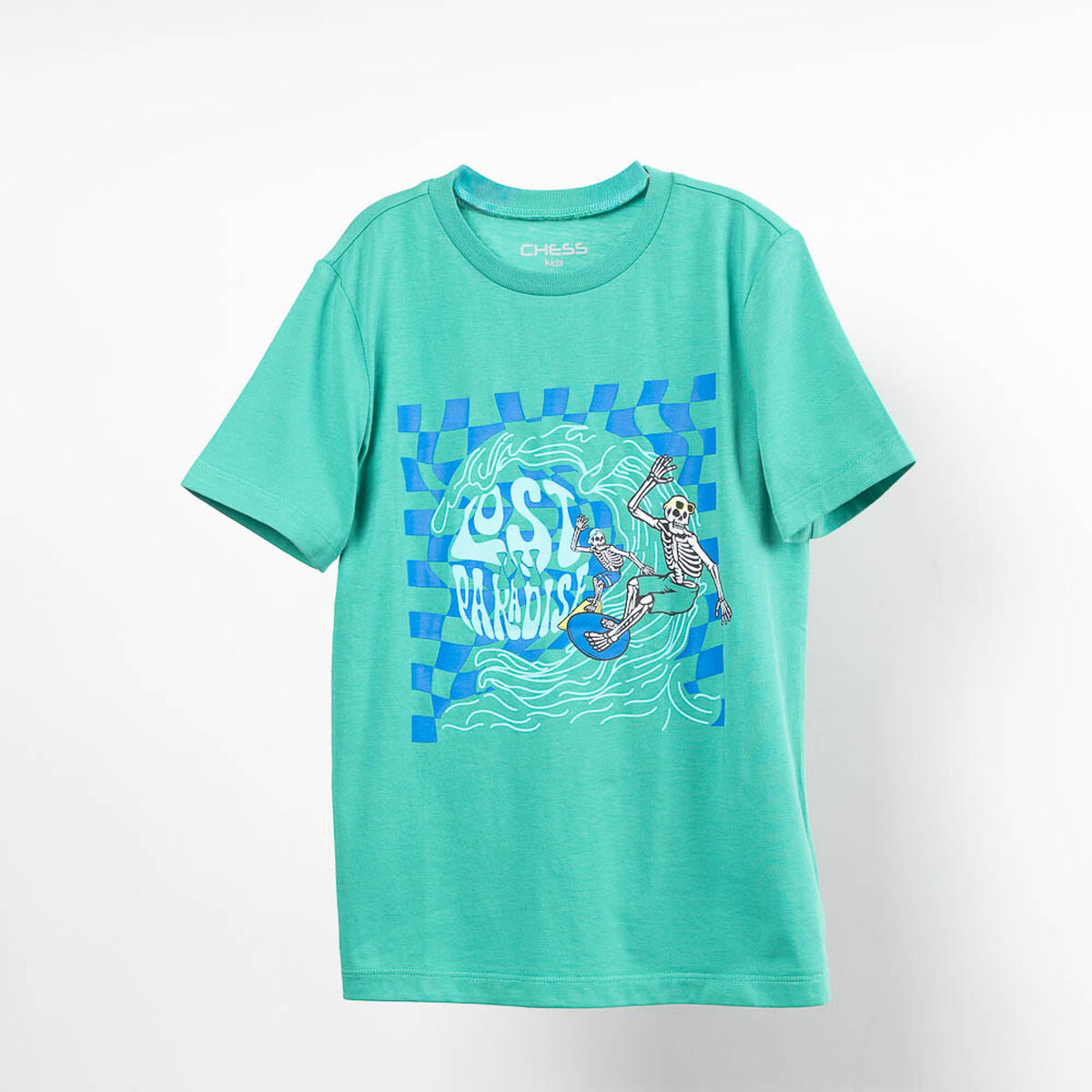 Polera Manga Corta Ni&ntilde;o Chess