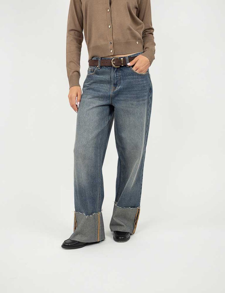 Jeans Wide Leg Mujer Zibel