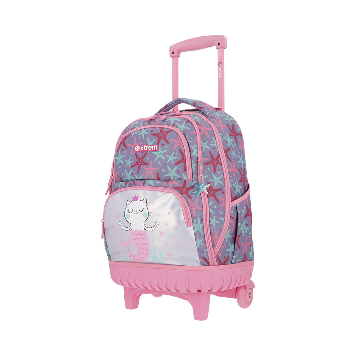 Mochila Con Ruedas Niña Cross 2.0 Morado L Xtrem