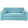 Sofá Bodevir Vivo Felpa 30 3 Cuerpos Turquesa 