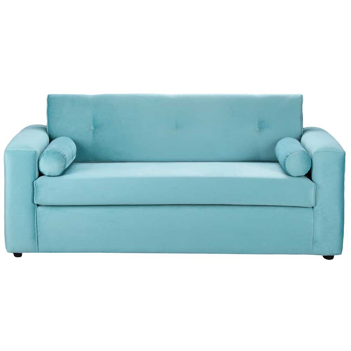 Sofá Bodevir Vivo Felpa 30 3 Cuerpos Turquesa 