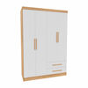 Closet Yardas Josefa 4 Puertas 2 Cajones Freij&oacute; Blanco