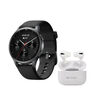 Kit Smartwatch Lhotse Vibe 05 Black + Audífonos Blanco