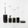 Set Accesorios de Baño Simplit Bambo Negro