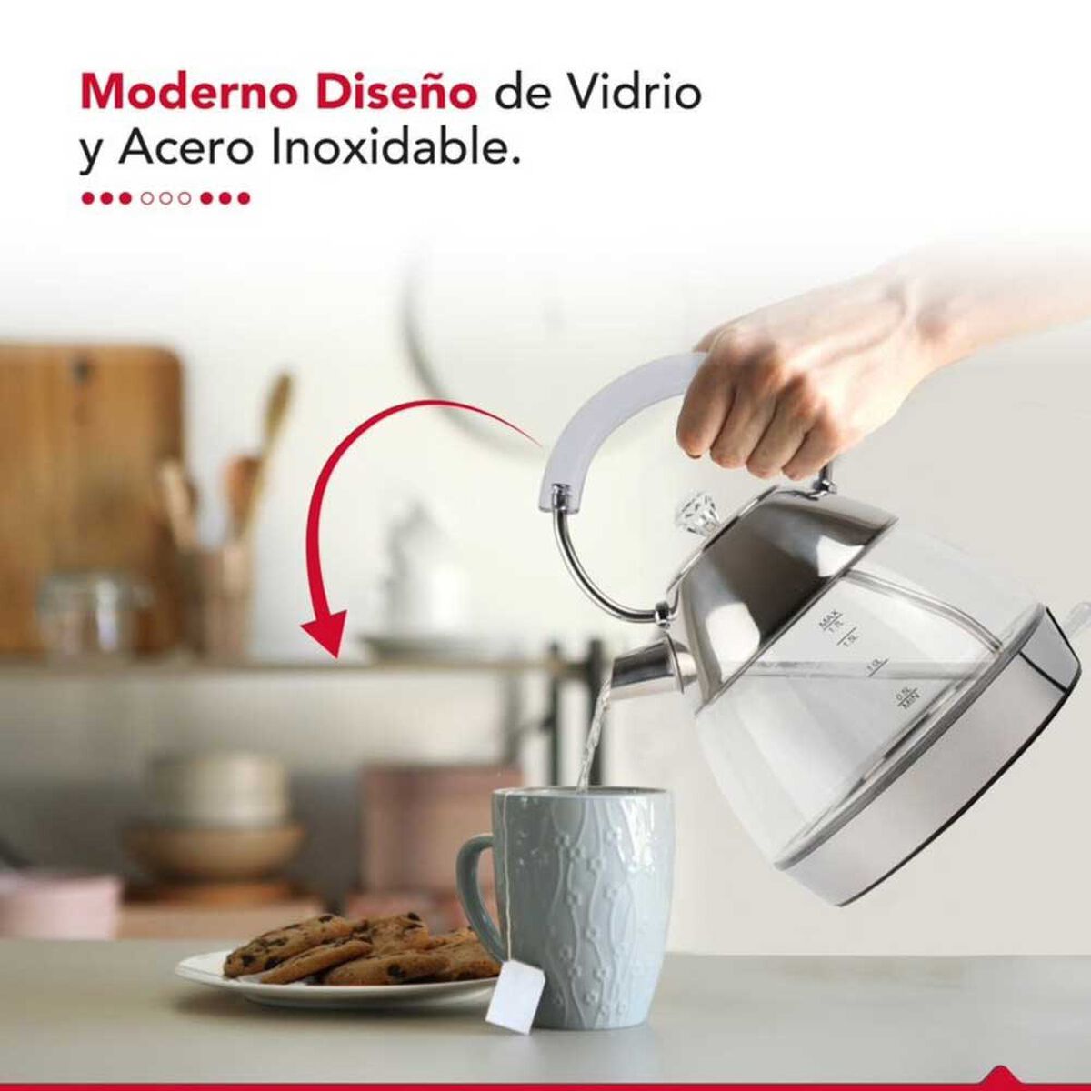 Hervidor Thor Diamond Design 1,7 lts.