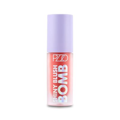 Rubor líquido Shiny Blush Bomb Red Petal