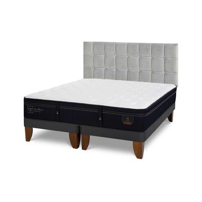 Imagen 2 del producto Cama Europea CIC Base Dividida King Súper Permium + Respaldo Sile